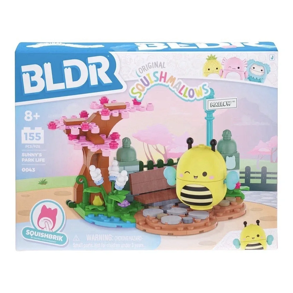 Squishmallows Sunny's Park Life Building Set - Sunny The Bee - 155 PC 0043‎